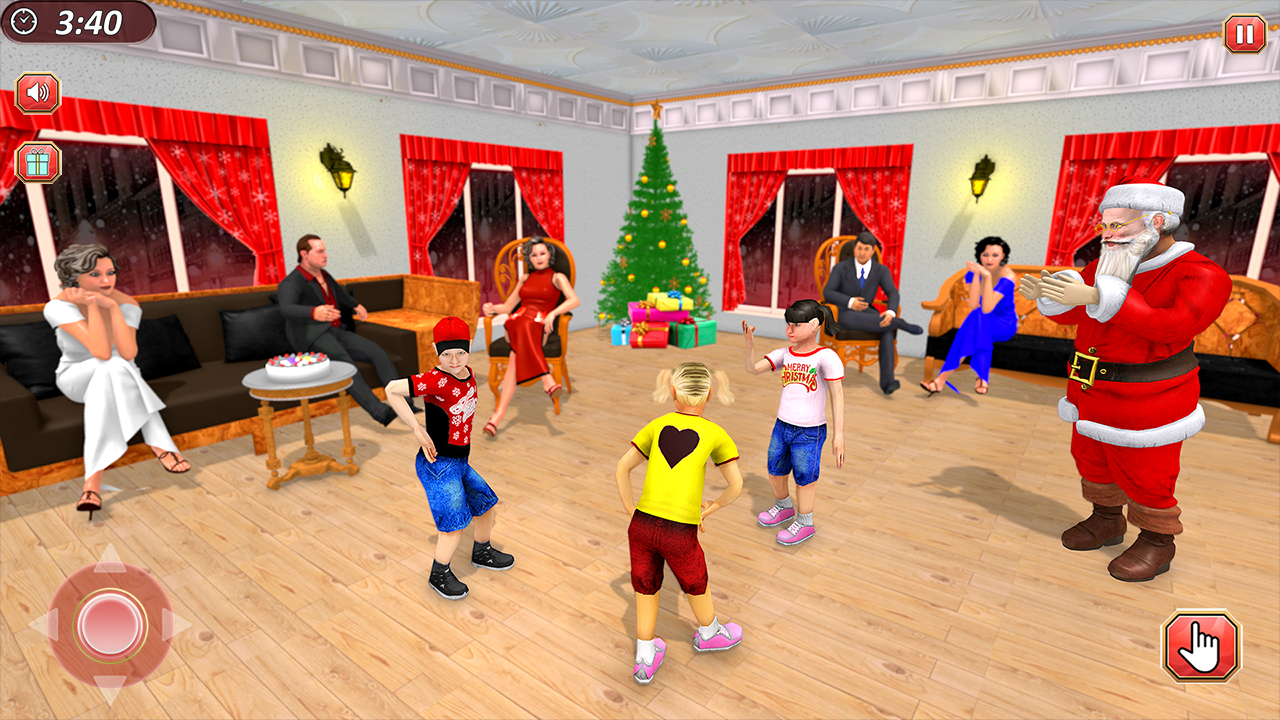 اسکرین شات 4 بازی Christmas Flying Santa Gift