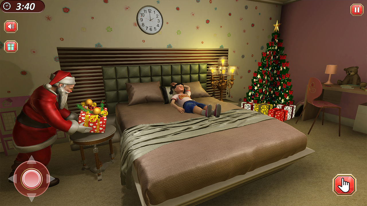 اسکرین شات 1 بازی Christmas Flying Santa Gift