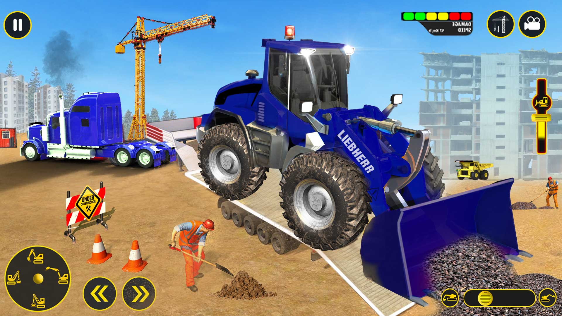 اسکرین شات 3 بازی Heavy Excavator Simulator Game