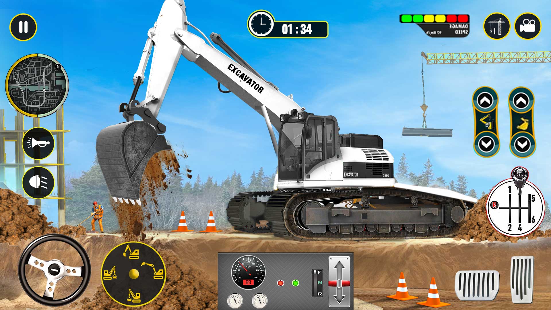 اسکرین شات 2 بازی Heavy Excavator Simulator Game