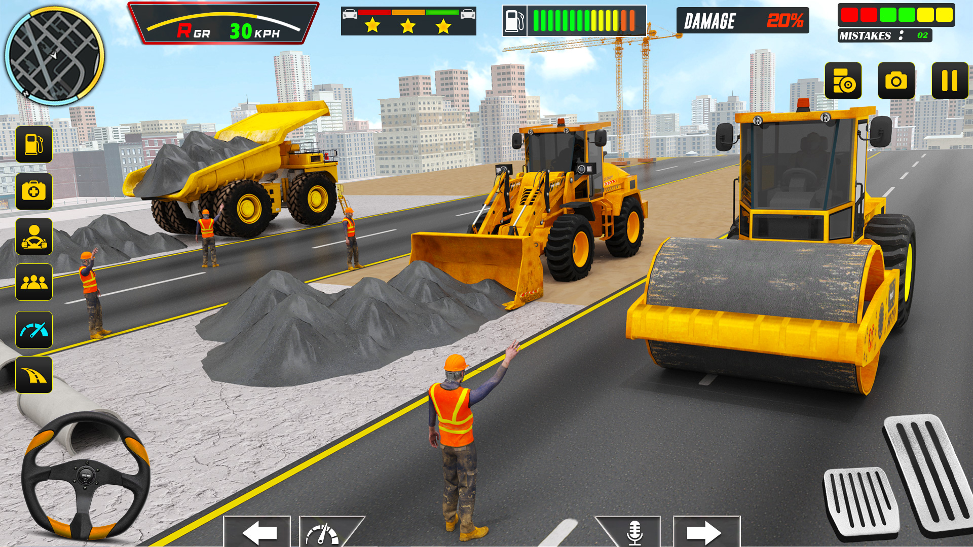 اسکرین شات 2 بازی City Road Construction Sim 3D