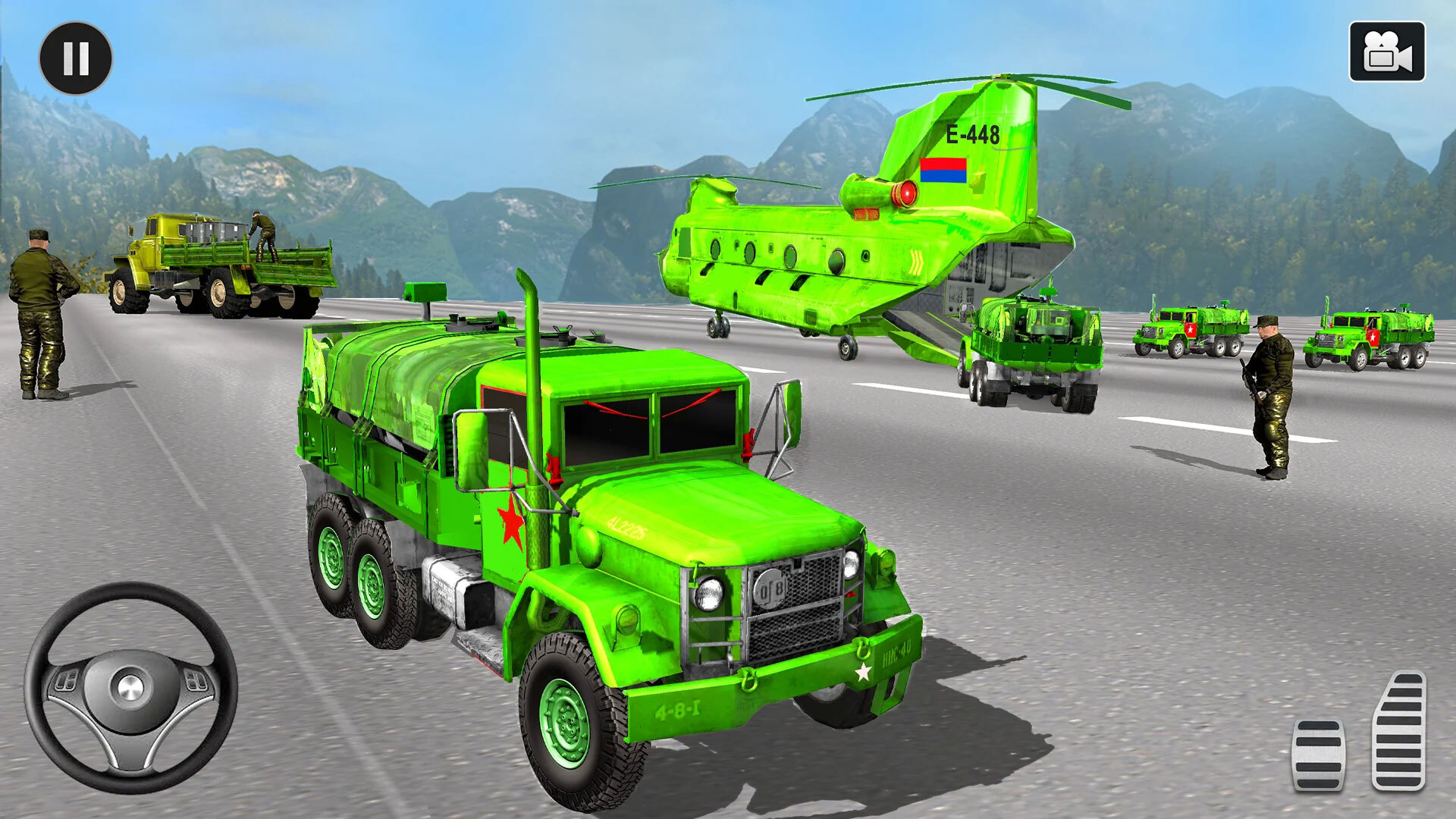 اسکرین شات 4 بازی Army Cargo Transport Games