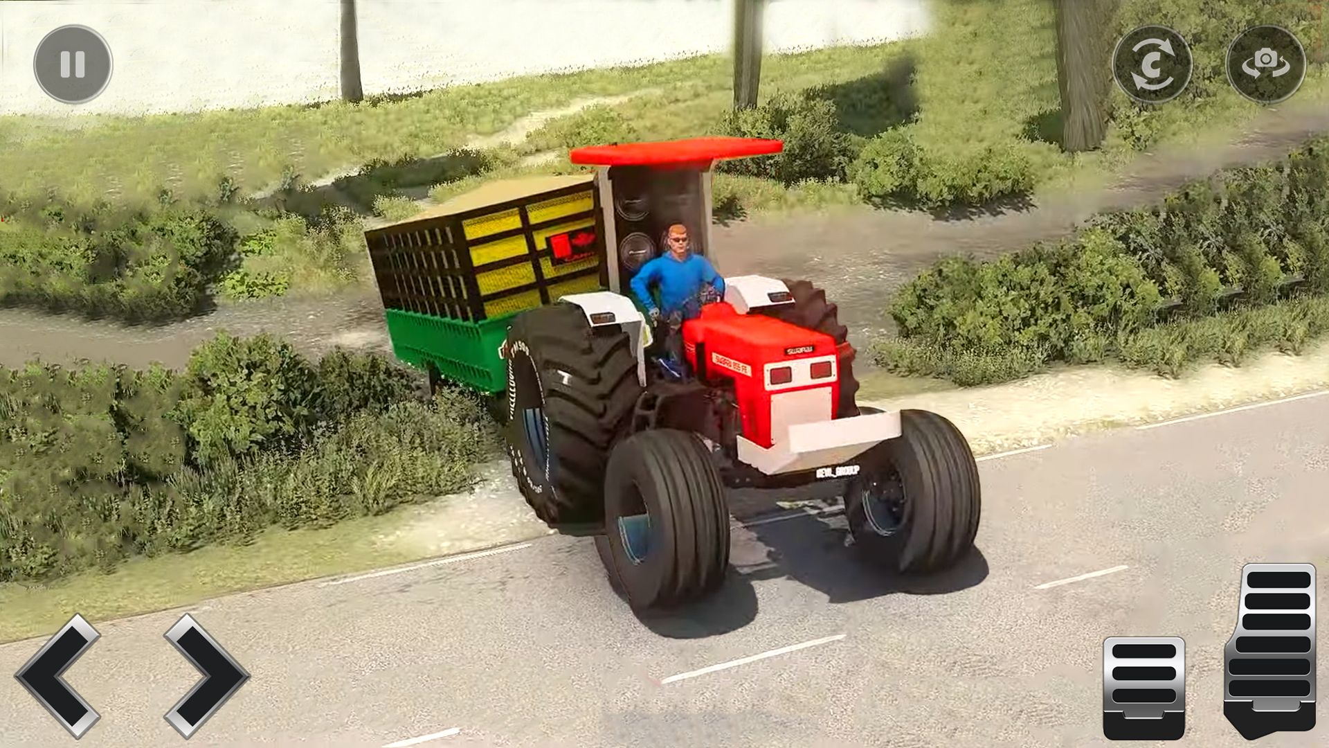 اسکرین شات 5 بازی Indian Tractor Driving 2024