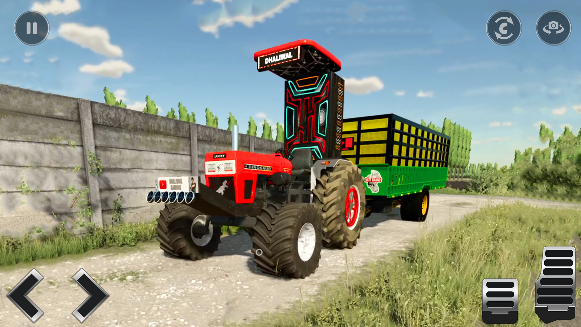 اسکرین شات 2 بازی Indian Tractor Driving 2024