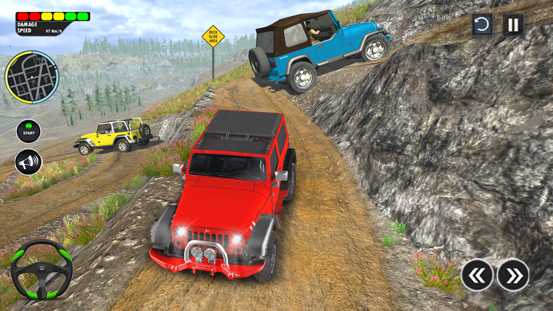 اسکرین شات 6 بازی Offroad Jeep Driving Car Games
