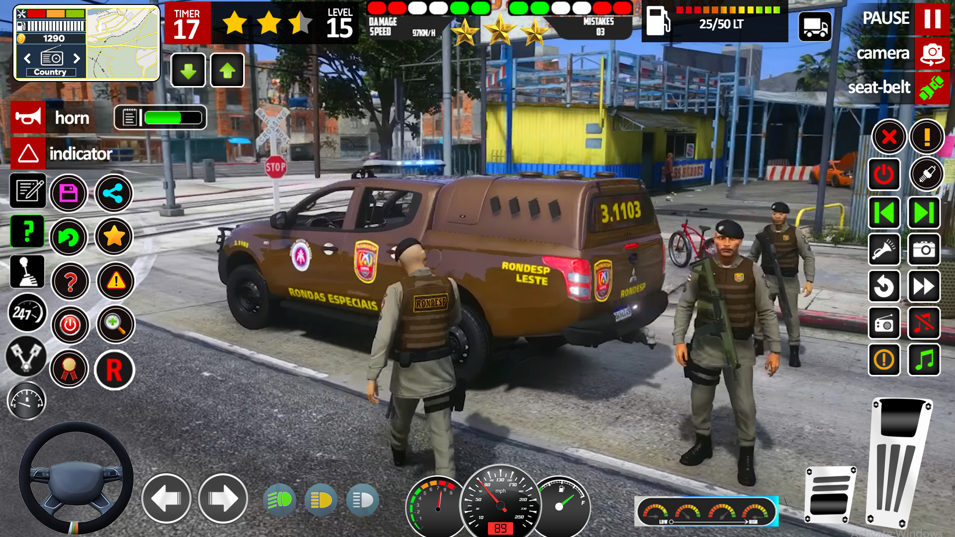 اسکرین شات 3 برنامه Army Truck Checkpost Duty