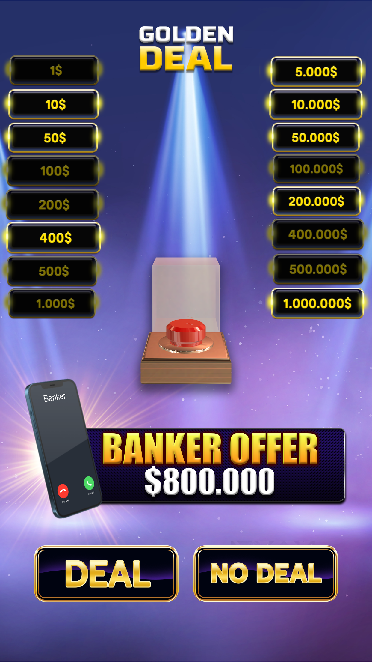 اسکرین شات 2 بازی Million Golden Deal Game