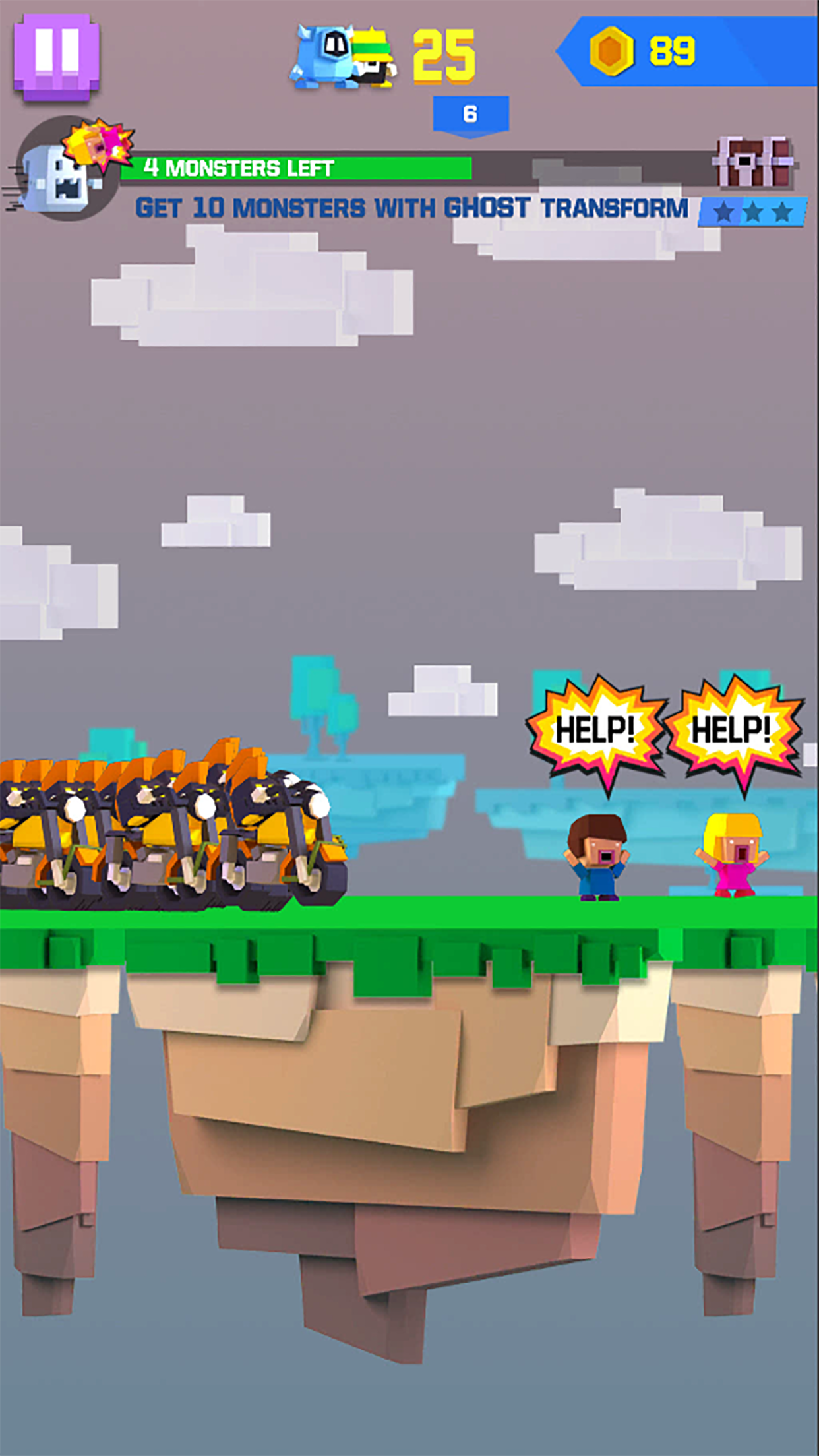 اسکرین شات 3 بازی Monster Rush