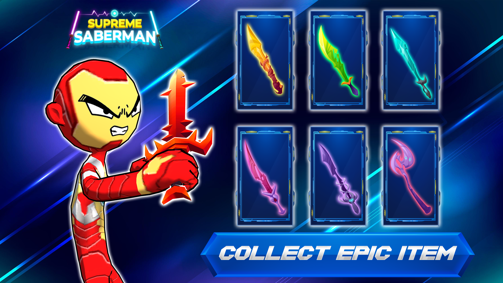 اسکرین شات 1 بازی Supreme Saberman Stickman
