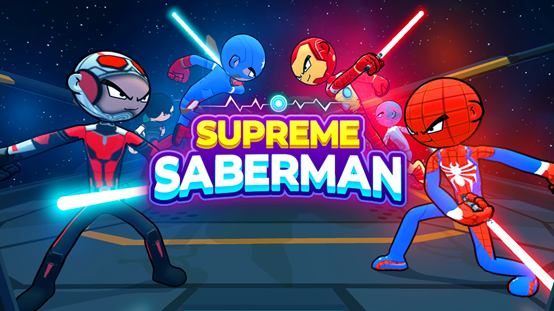 اسکرین شات 1 بازی Supreme Saberman: Stickman
