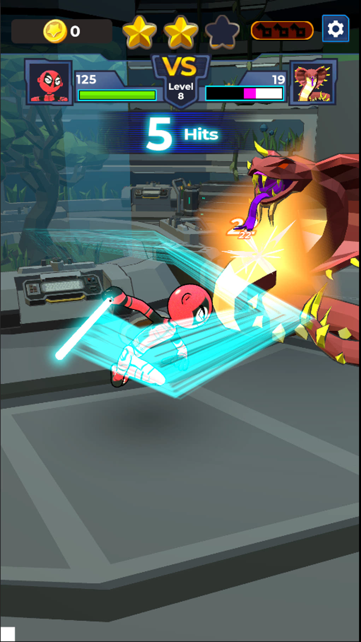 اسکرین شات 6 بازی Supreme Saberman: Stickman