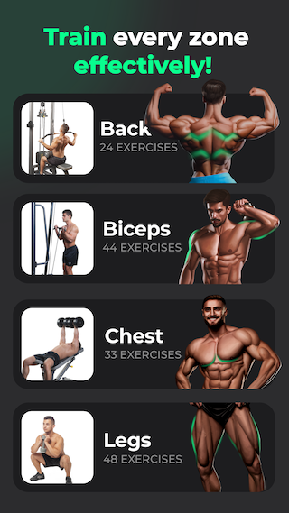 اسکرین شات 3 برنامه ProFit: Workout Planner