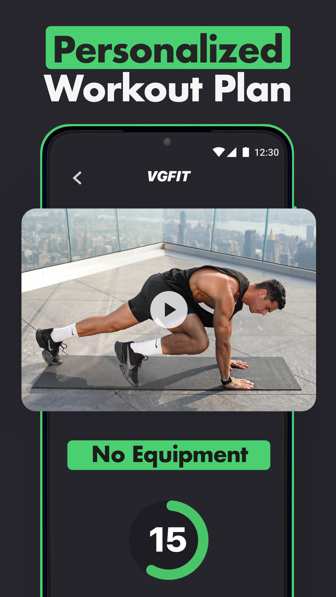 اسکرین شات 2 برنامه VGFIT: All-in-one Fitness