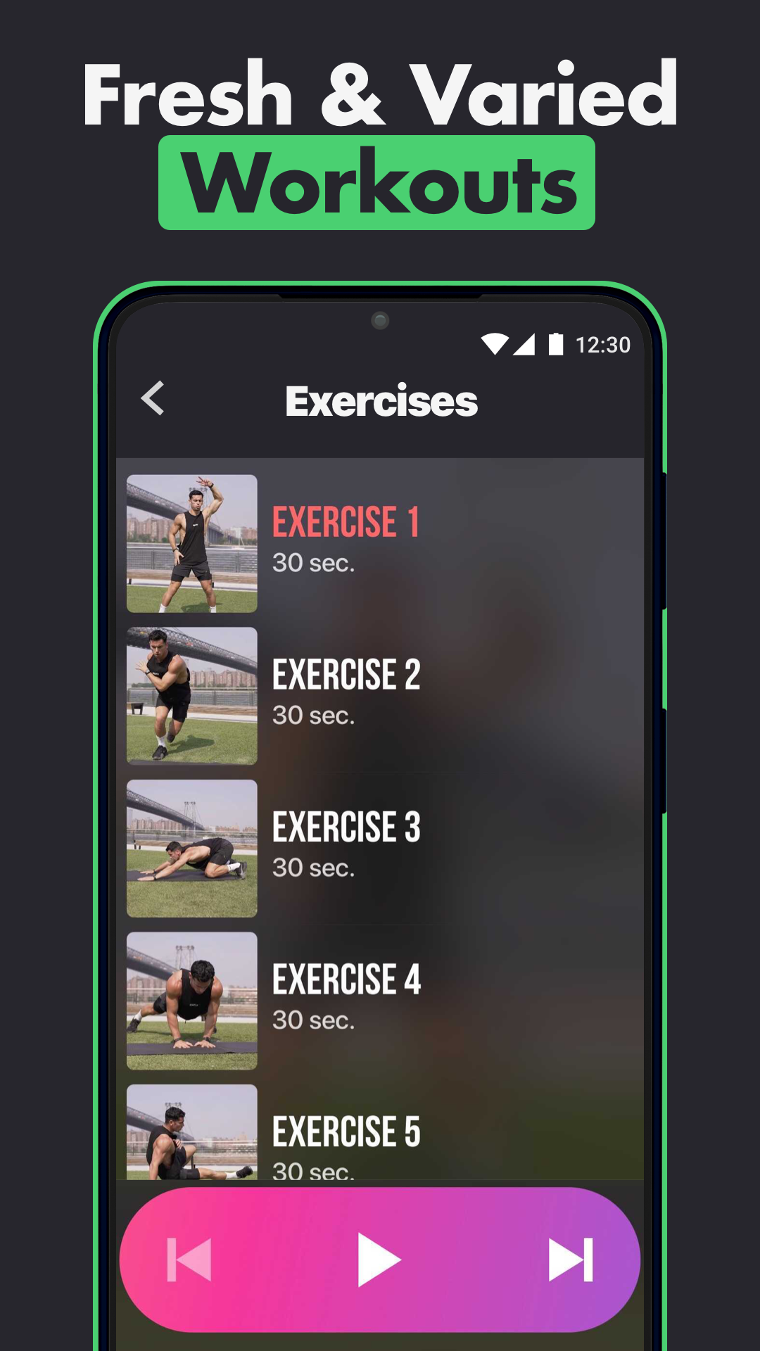 اسکرین شات 4 برنامه VGFIT: All-in-one Fitness