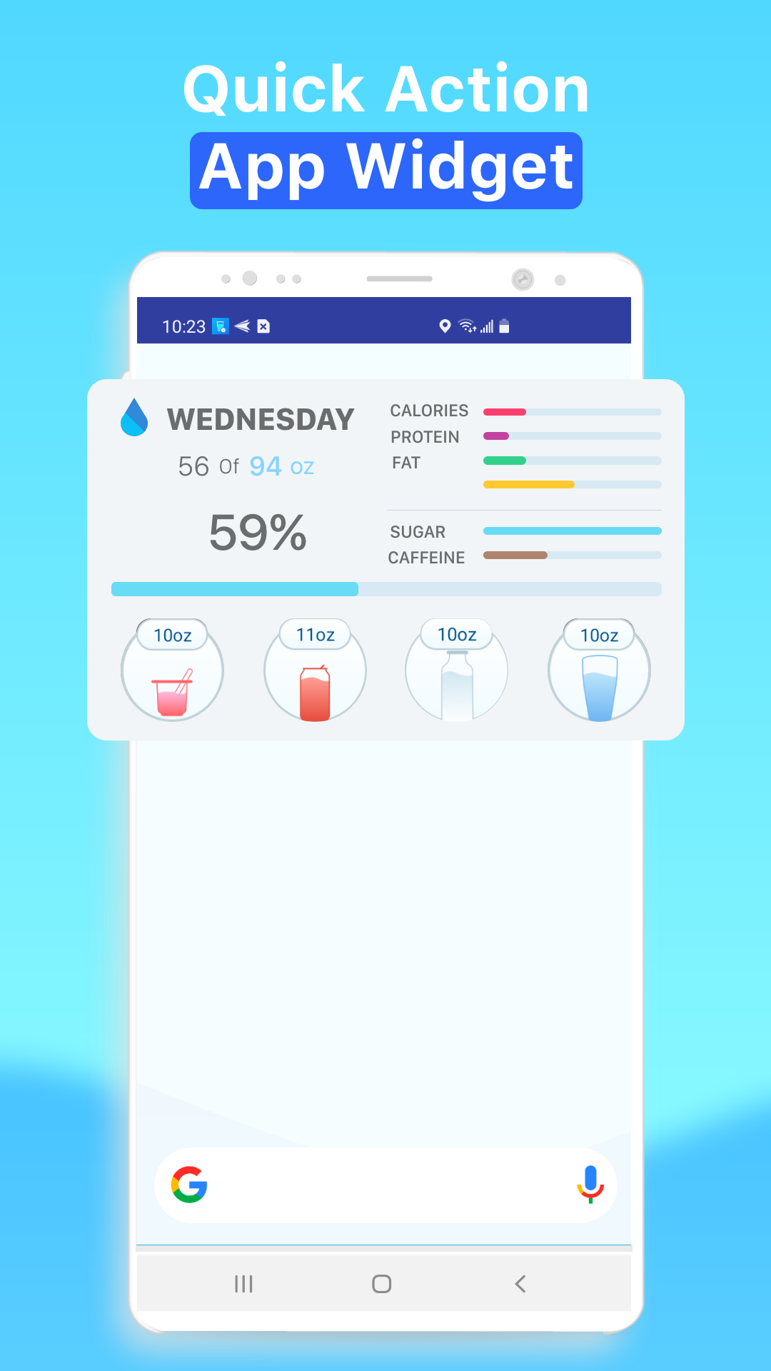 اسکرین شات 7 برنامه Water Reminder - Daily Tracker