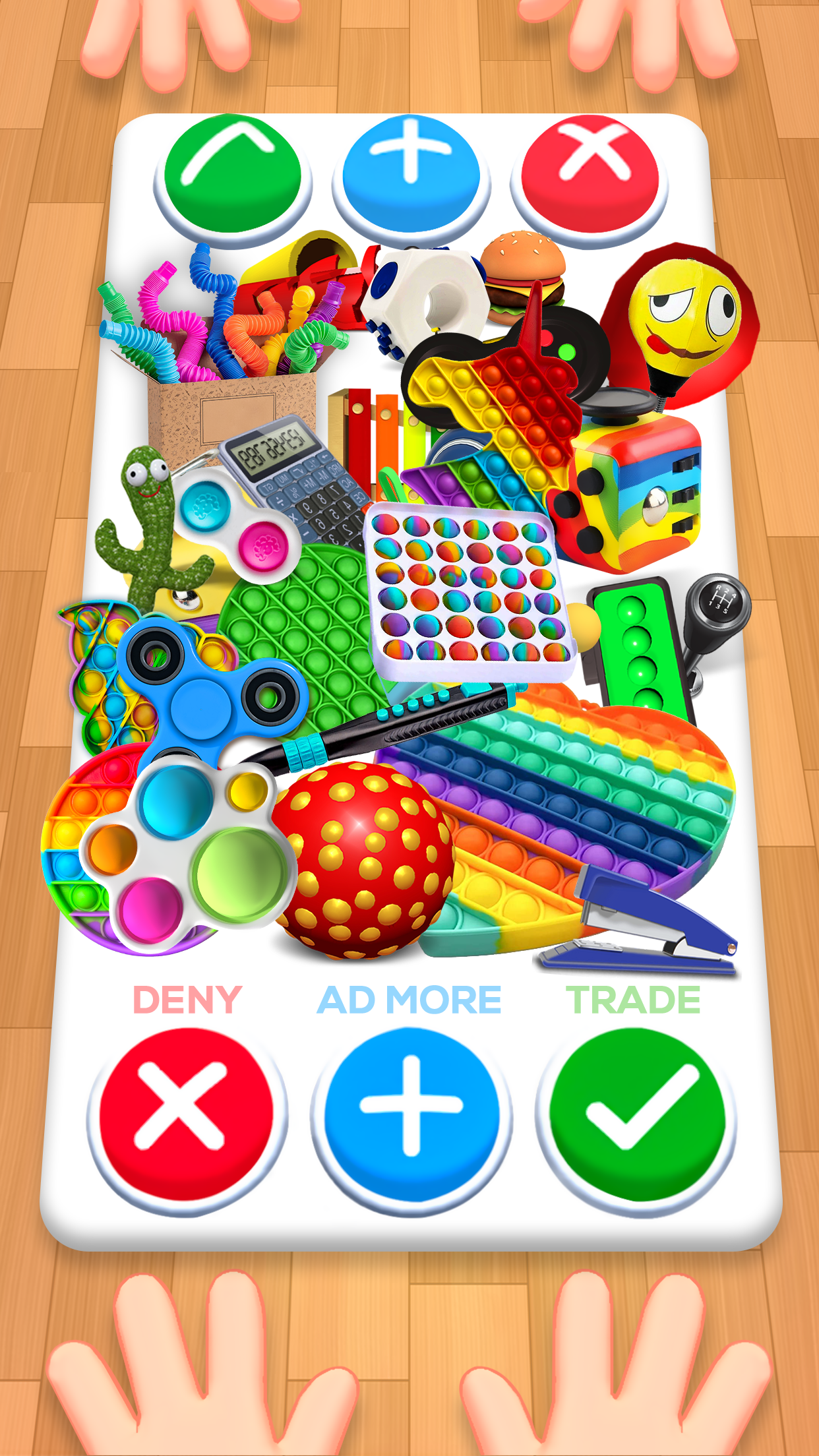 اسکرین شات 2 بازی Fidget Toys Trading: Pop it