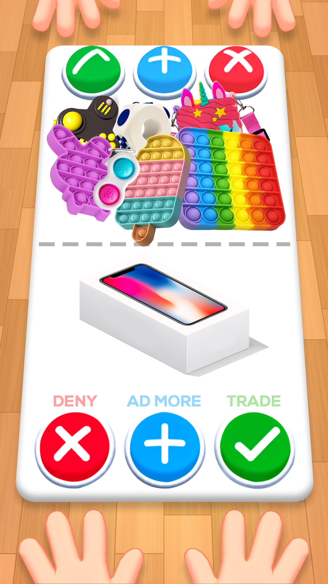 اسکرین شات 3 بازی Fidget Toys Trading: Pop it