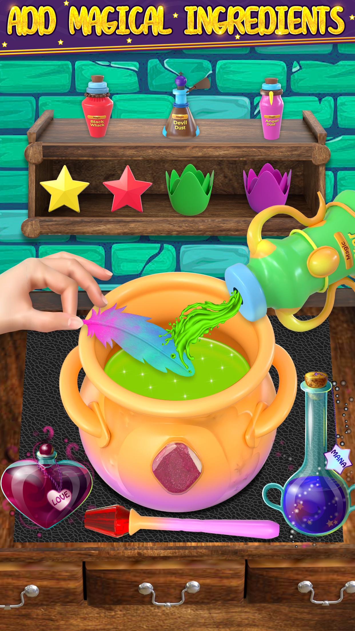 اسکرین شات 1 برنامه Magic Mixing Toy Surprise Game