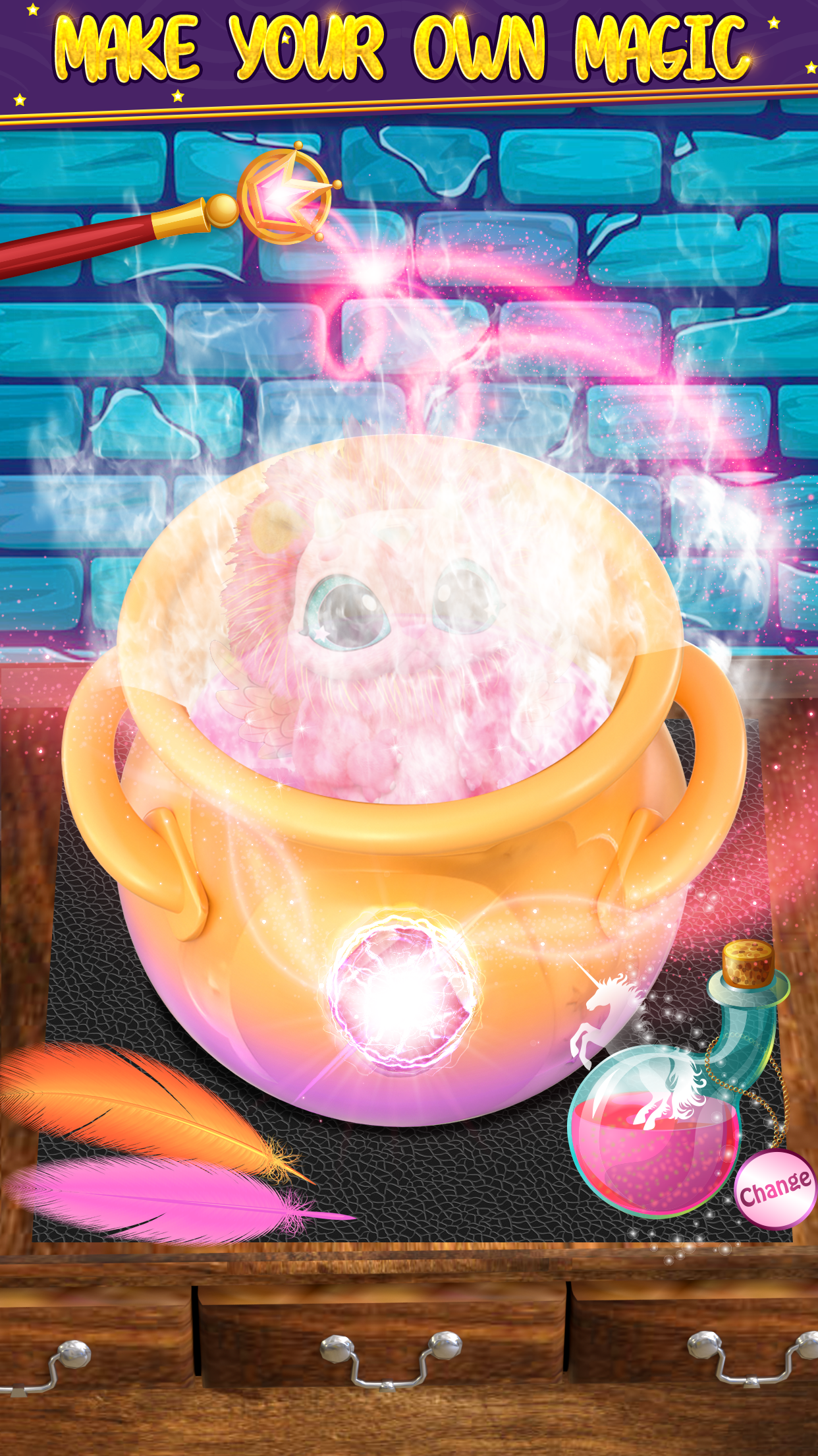 اسکرین شات 5 برنامه Magic Mixing Toy Surprise Game