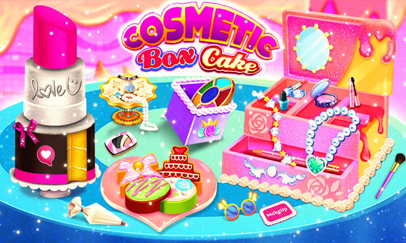 اسکرین شات 3 بازی Makeup Kit Cakes- Cosmetic Box