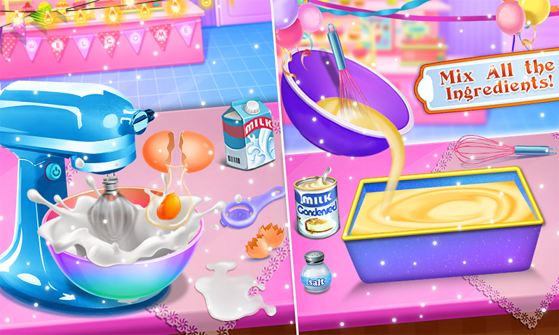 اسکرین شات 4 بازی Makeup Kit Cakes- Cosmetic Box