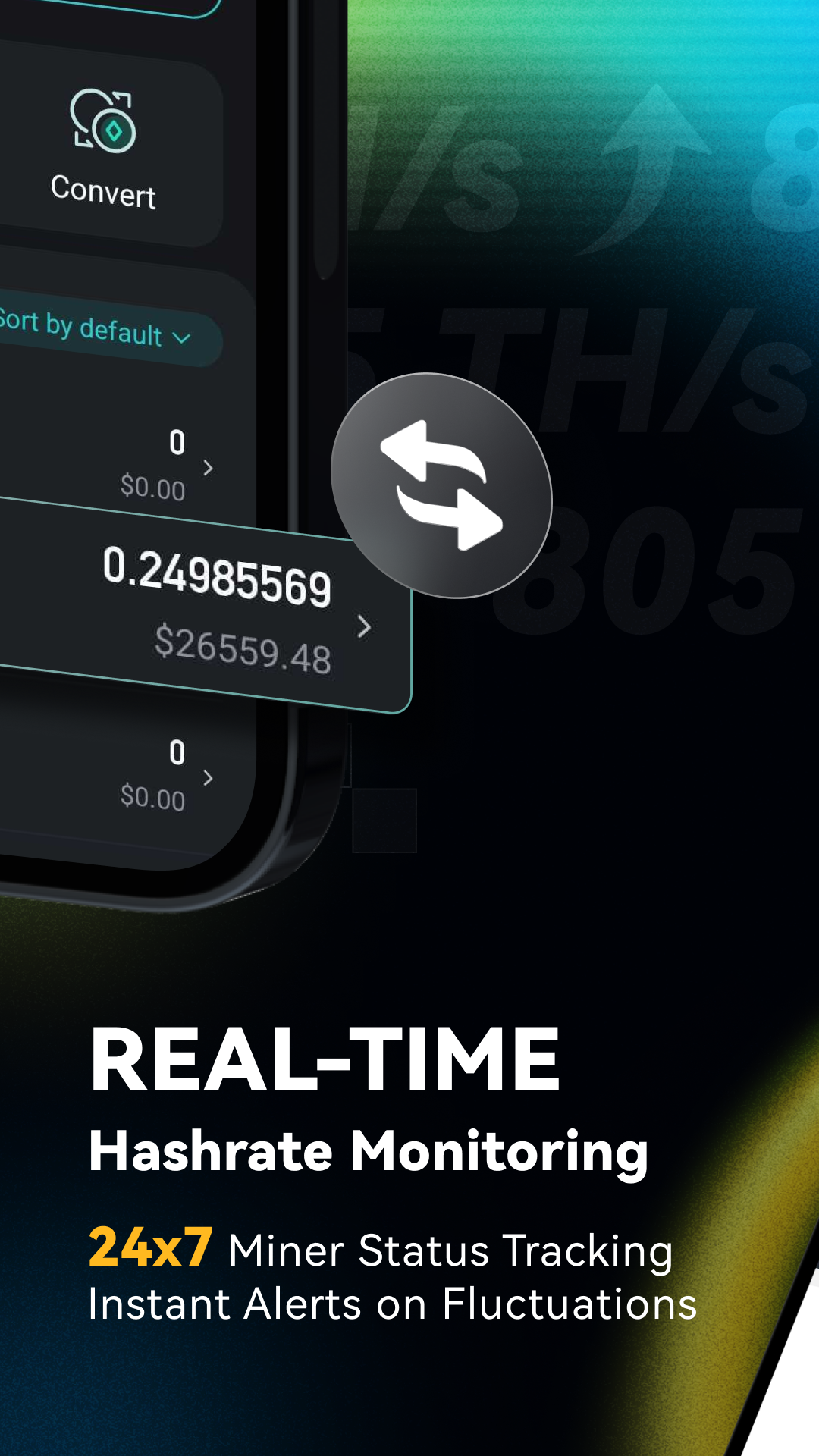 اسکرین شات 5 برنامه ViaBTC-Crypto Mining Pool