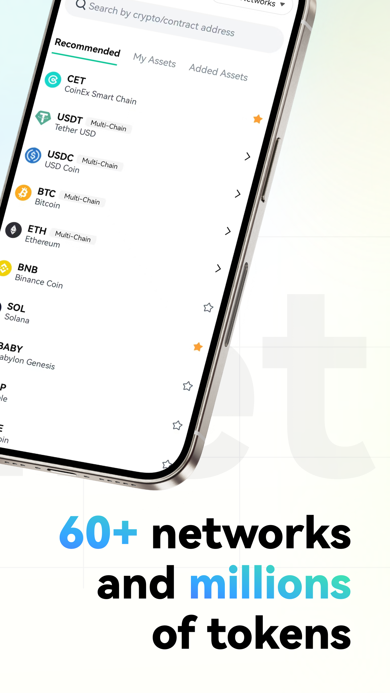 اسکرین شات 2 برنامه CoinEx Wallet - Crypto & DeFi