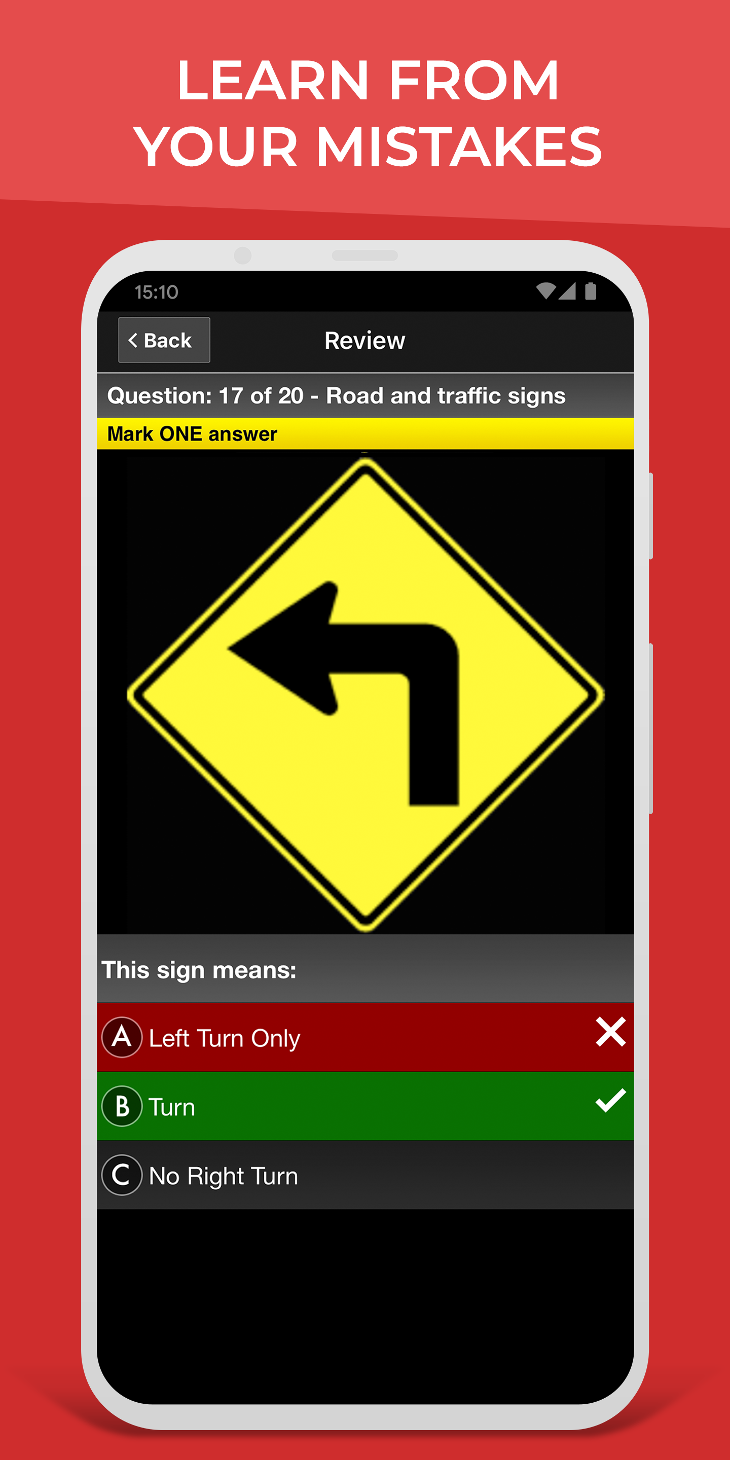 اسکرین شات 3 برنامه Drivers Ed: US Driving Test