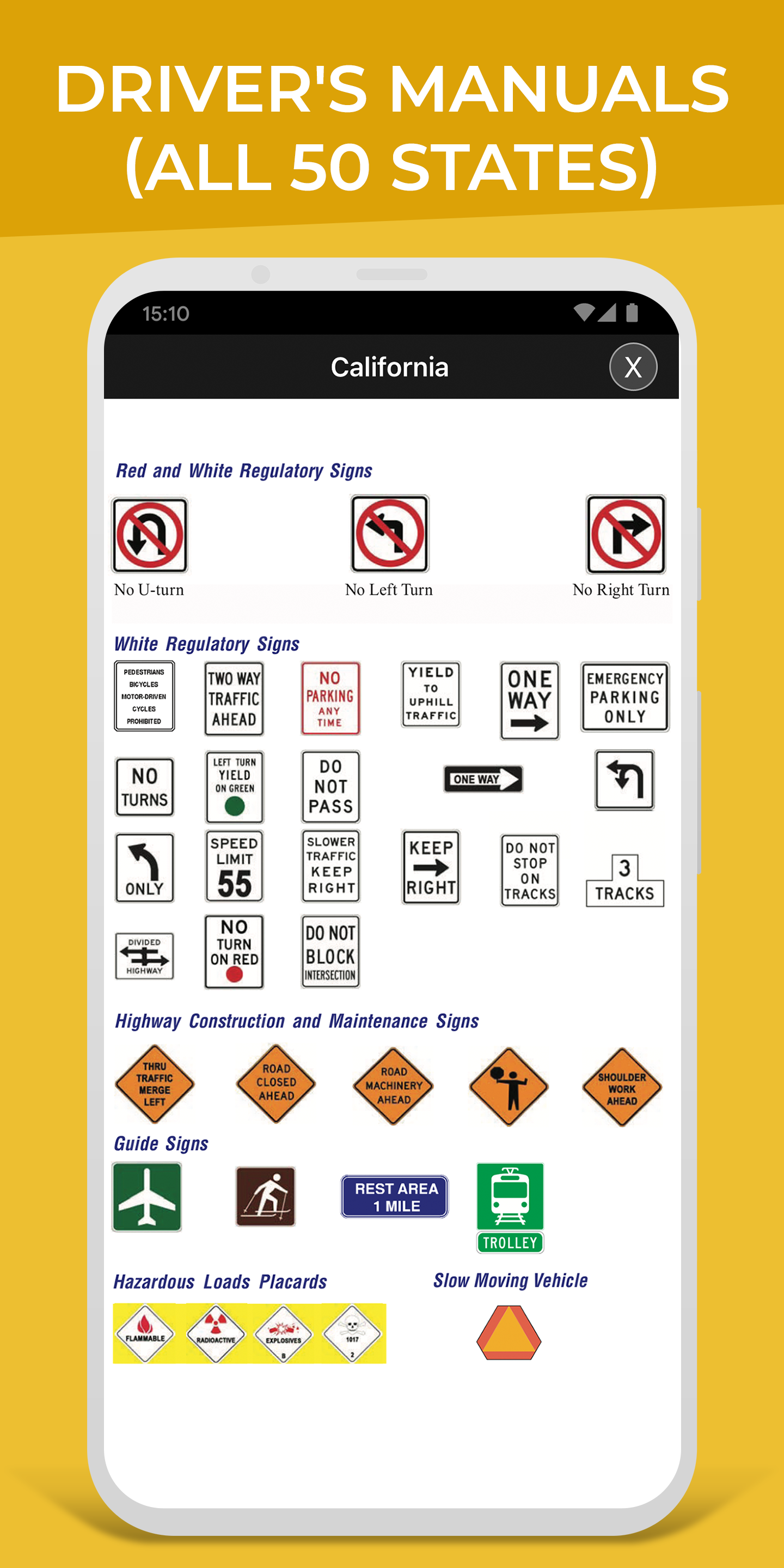 اسکرین شات 7 برنامه Drivers Ed: US Driving Test