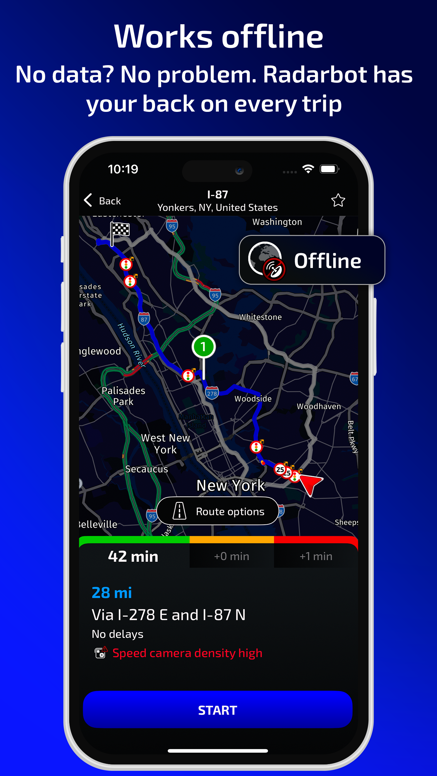 اسکرین شات 7 برنامه Radarbot Speed Camera Detector