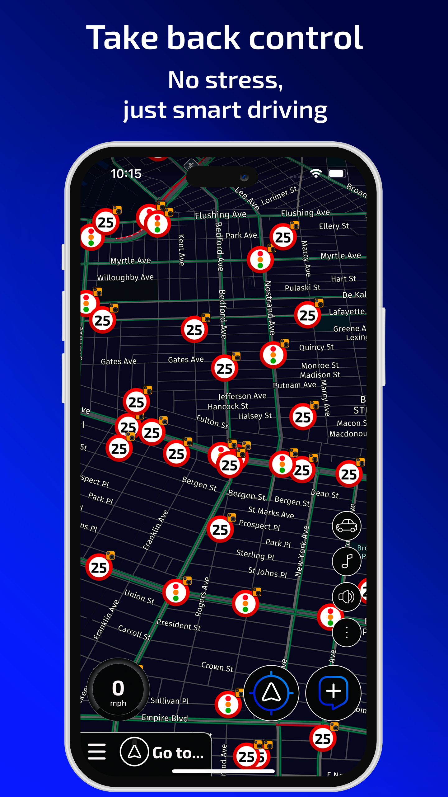 اسکرین شات 5 برنامه Radarbot Speed Camera Detector