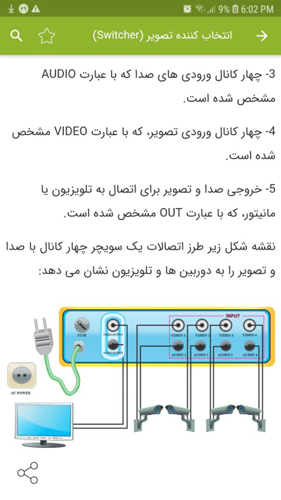 اسکرین شات 7 برنامه آموزش نصب دوربین مداربسته