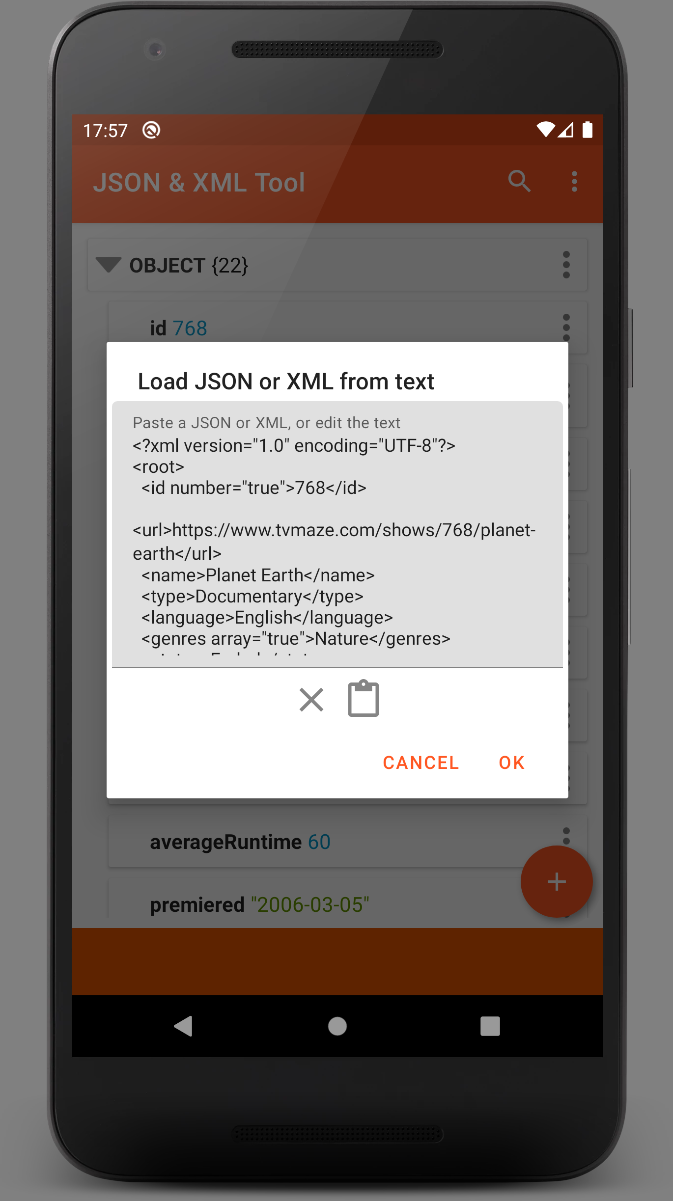 اسکرین شات 4 برنامه JSON & XML Tool - JSON Editor