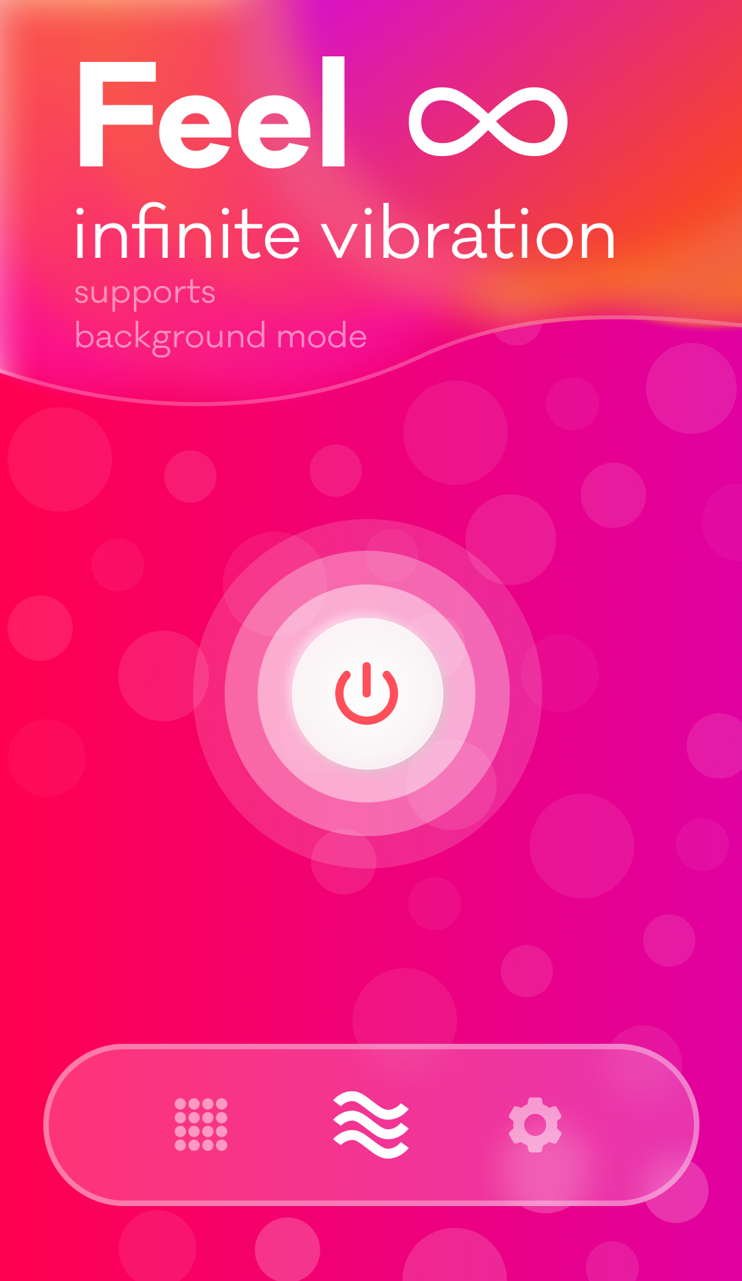 اسکرین شات 1 برنامه Strong Vibration App: Vibrator