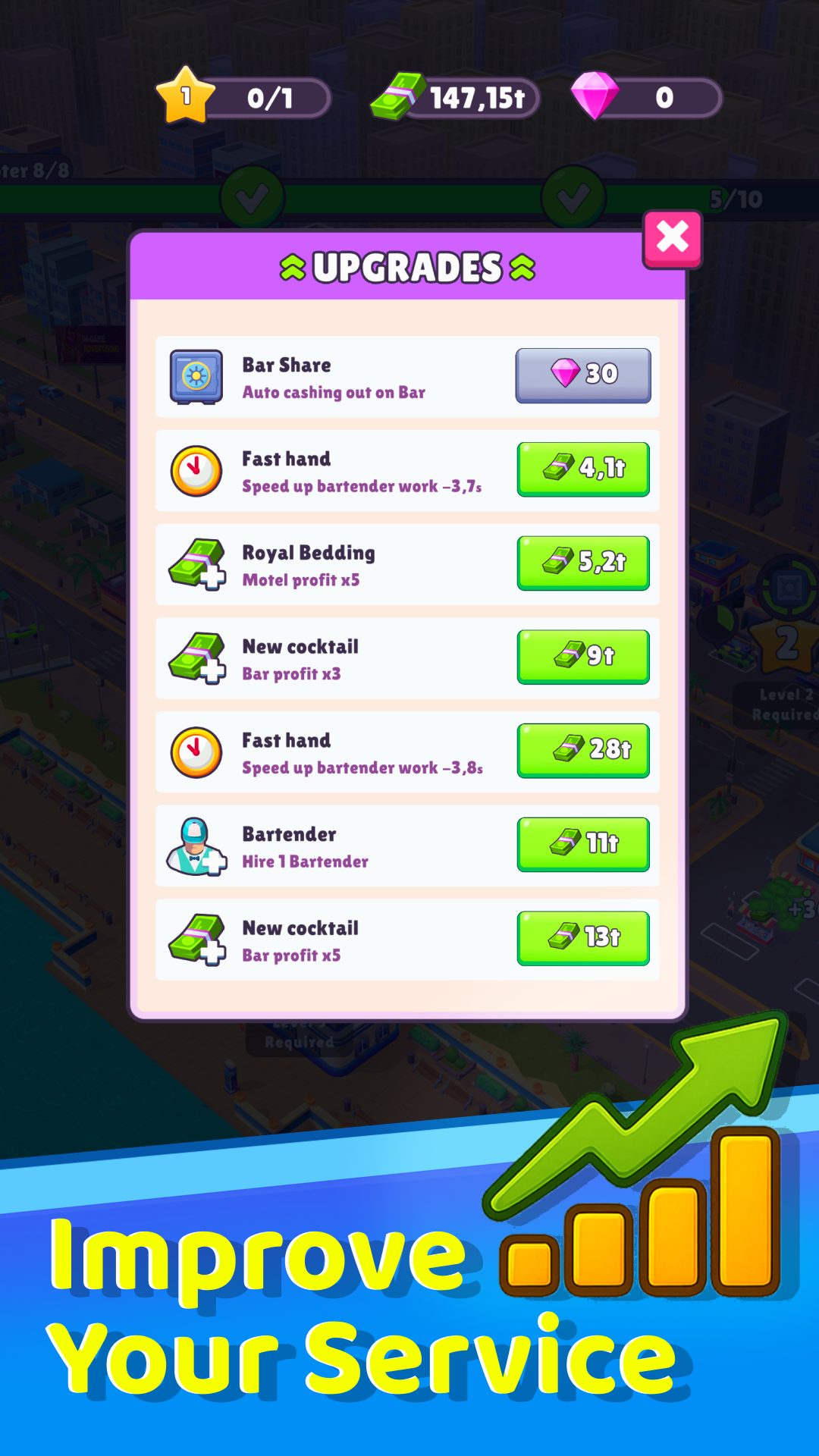 اسکرین شات 5 بازی Vice Ventures: Idle Empire