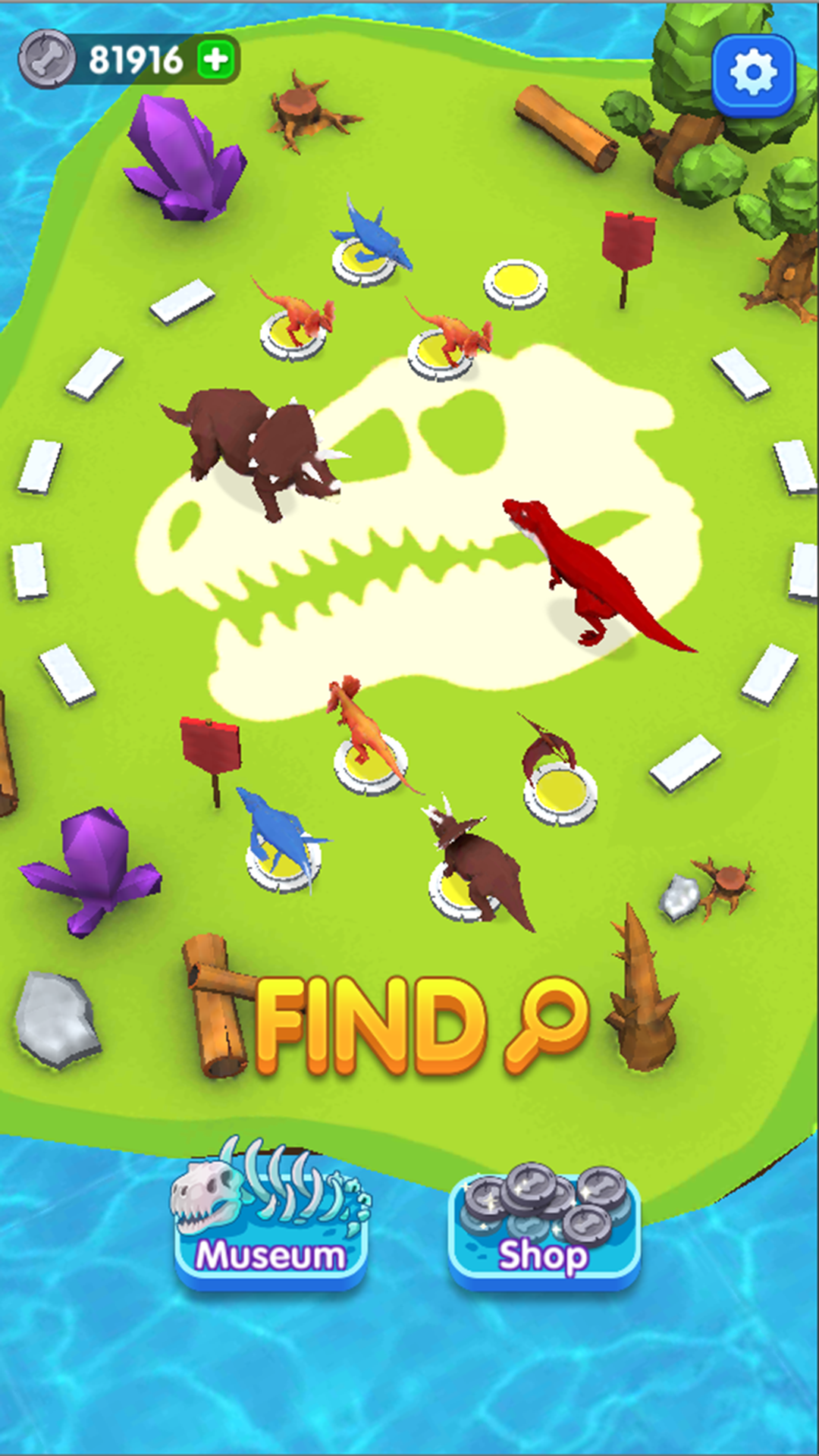اسکرین شات 1 بازی Dino Arena