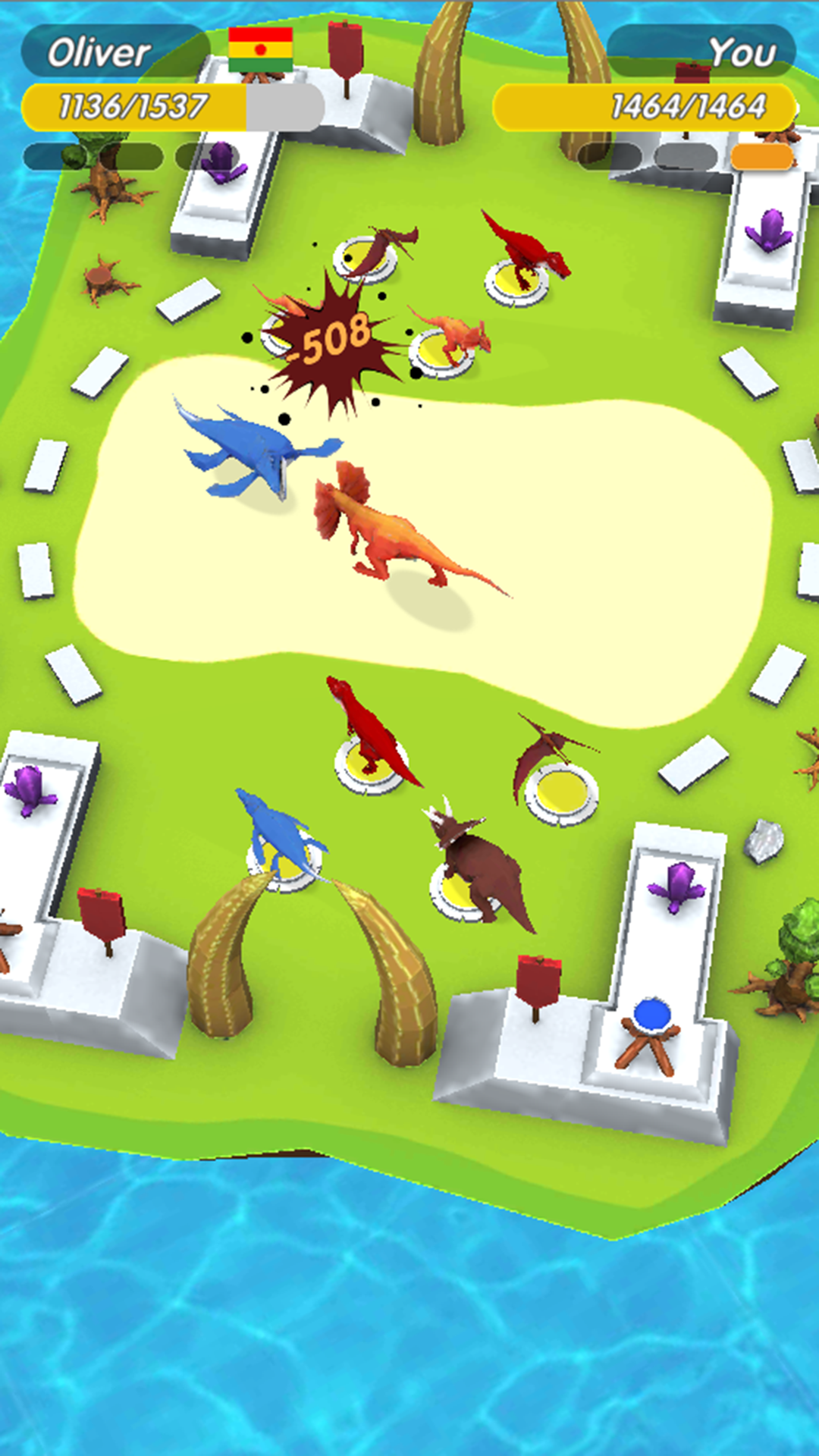 اسکرین شات 6 بازی Dino Arena