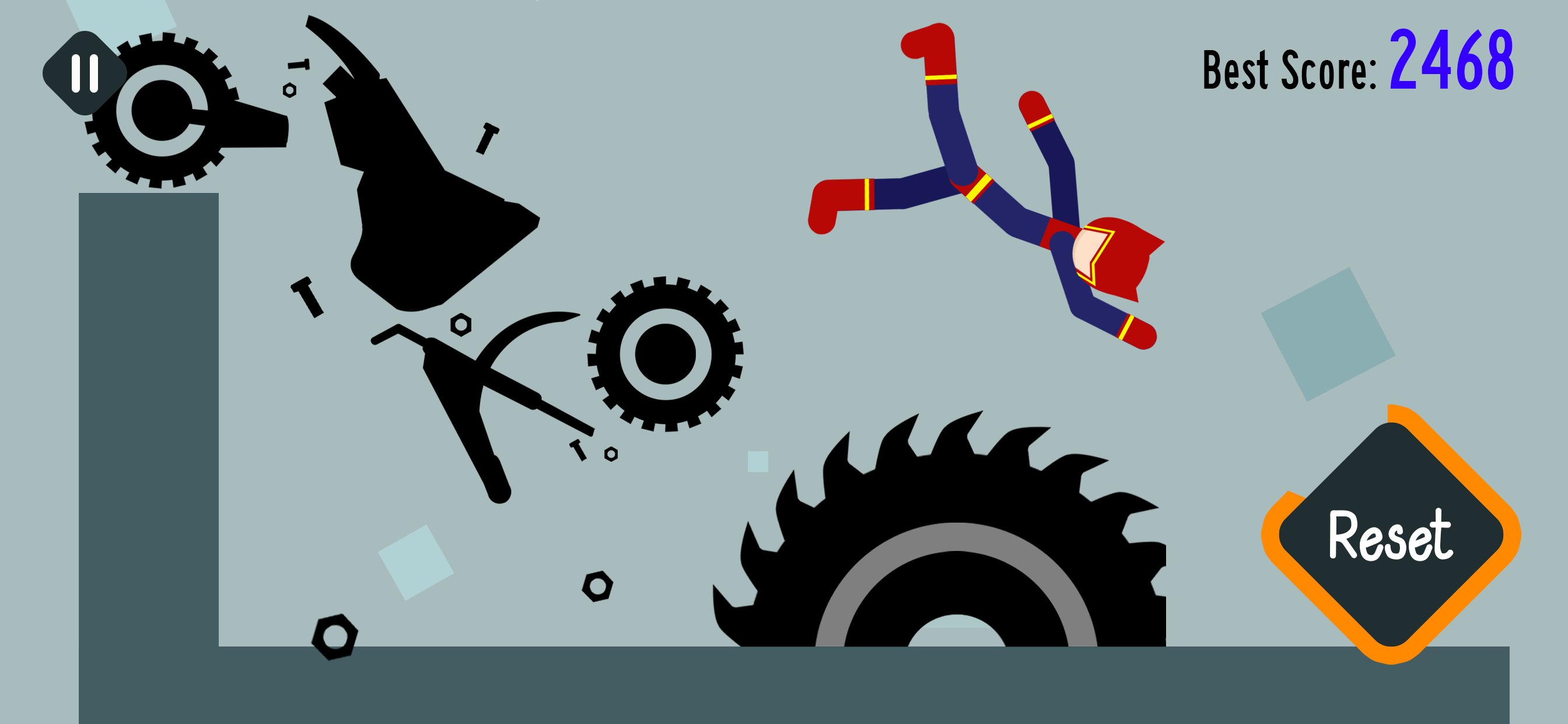 اسکرین شات 2 بازی Ragdoll Turbo Dismount