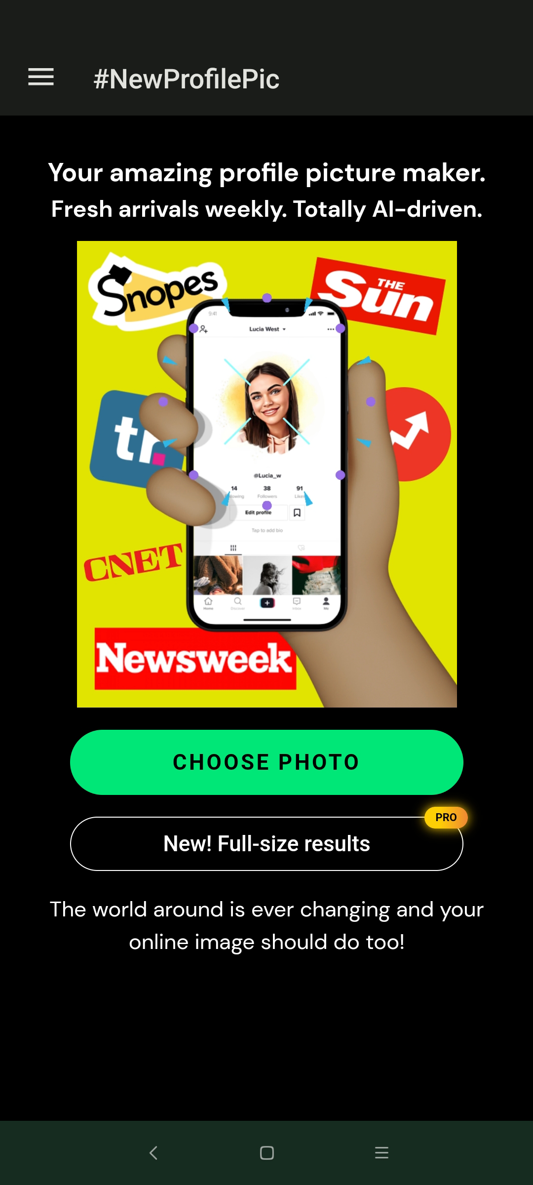 اسکرین شات 4 برنامه NewProfilePic: Profile Picture