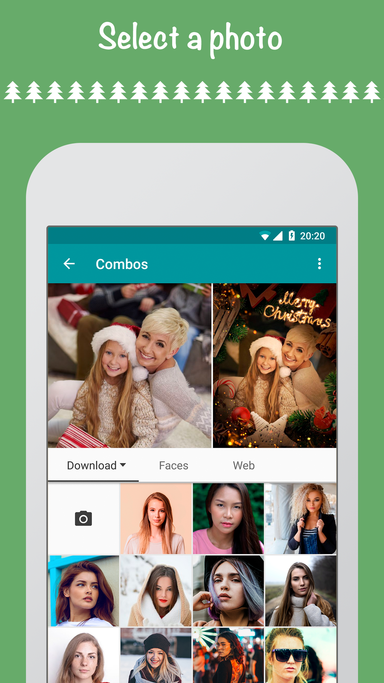اسکرین شات 7 برنامه Christmas Photo Frames, Editor