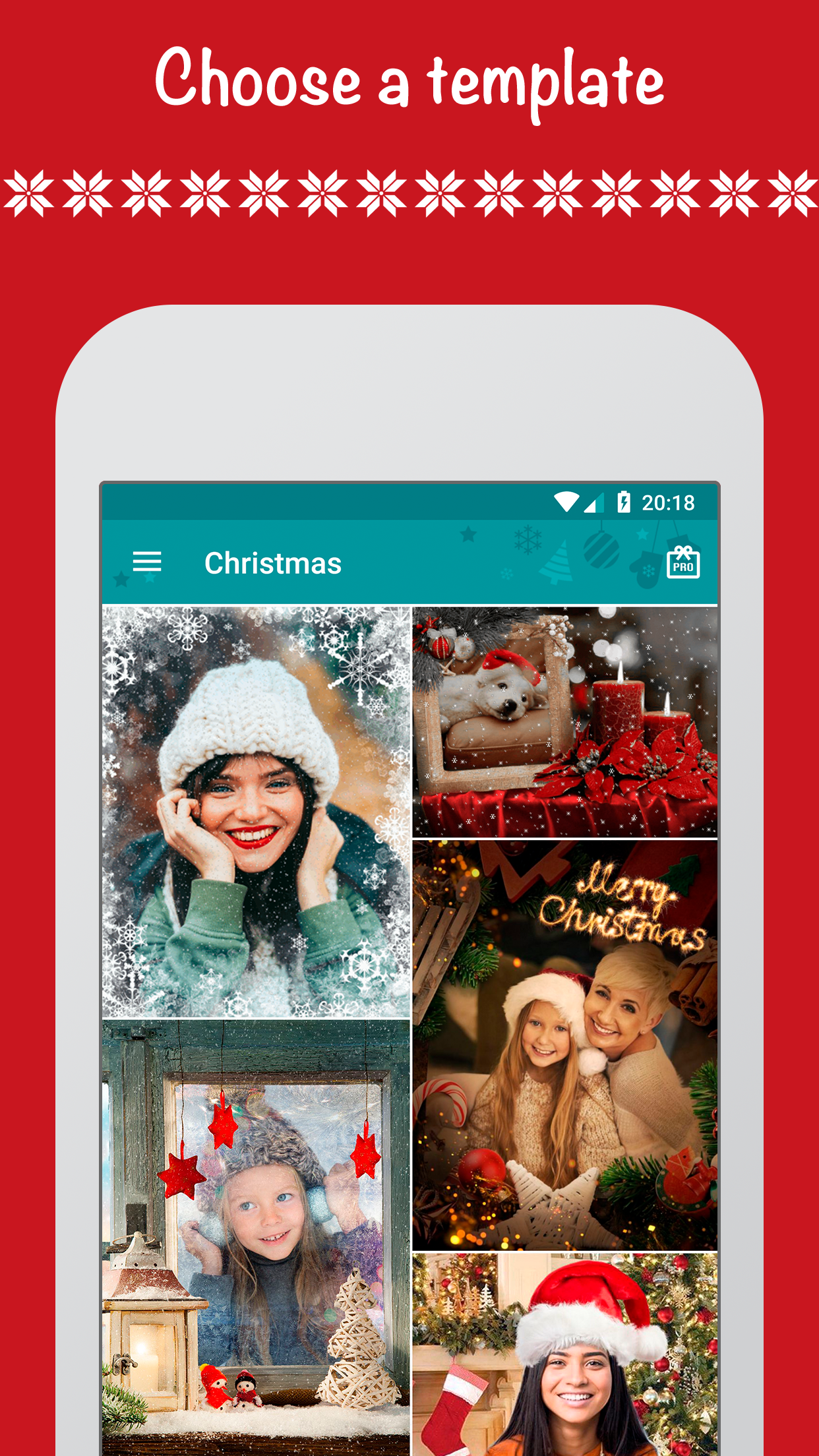 اسکرین شات 8 برنامه Christmas Photo Frames, Editor