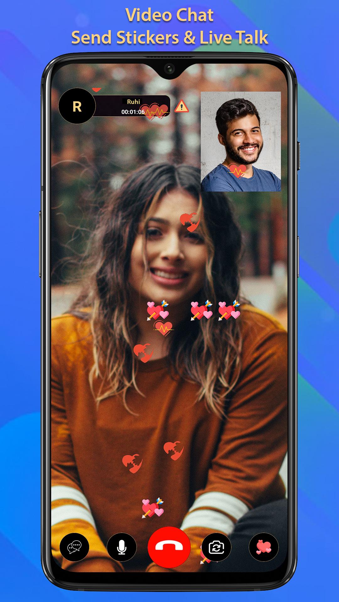 اسکرین شات 3 برنامه Random Video Chat - Strangers