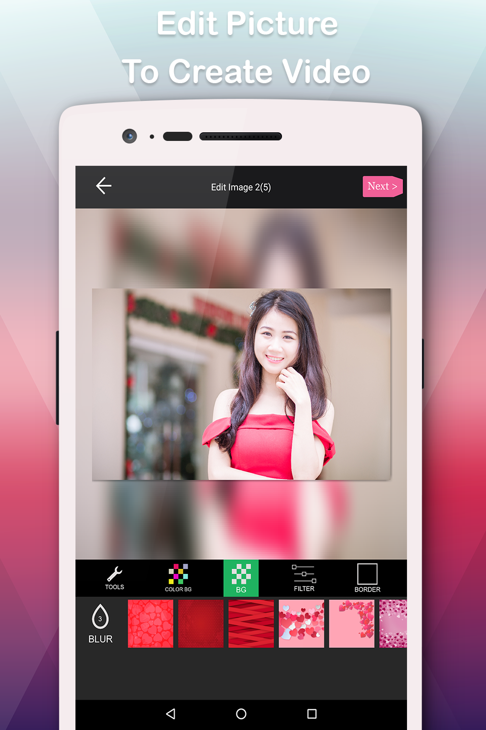اسکرین شات 2 برنامه Happy Birthday Video Maker