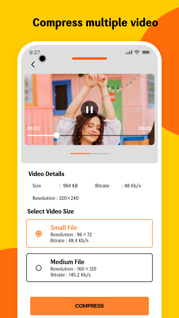 اسکرین شات 3 برنامه Video Compressor