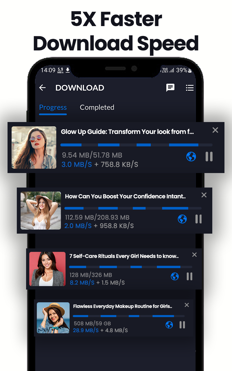 اسکرین شات 4 برنامه All Video Downloader