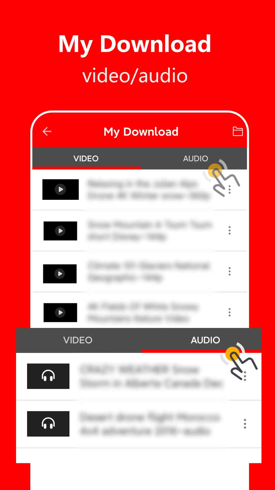 اسکرین شات 5 برنامه All video downloader&Play Tube