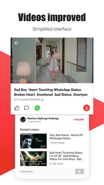 اسکرین شات 3 برنامه VidMate YouTube Video Downloader