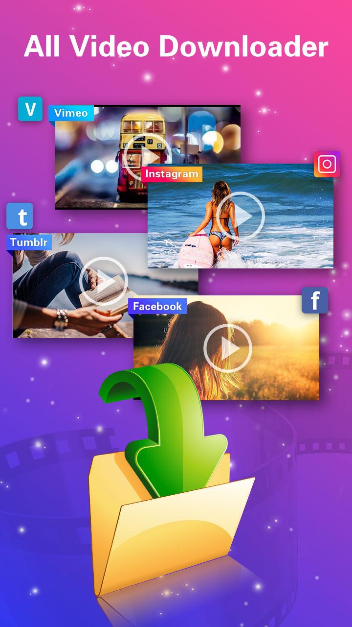 اسکرین شات 1 برنامه Video Downloader & Video Saver
