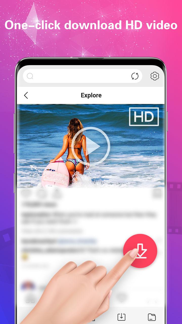 اسکرین شات 2 برنامه Video Downloader & Video Saver