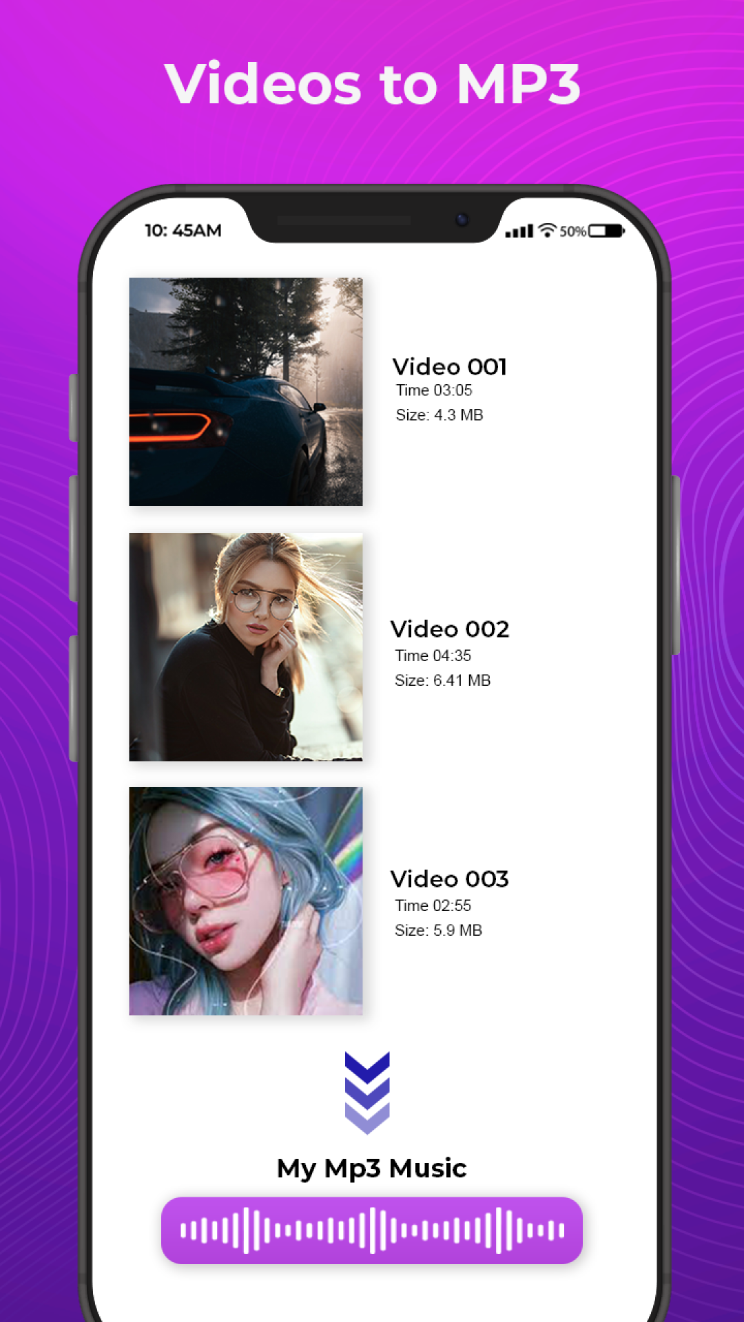 اسکرین شات 4 برنامه Video to MP3 Converter & Trim